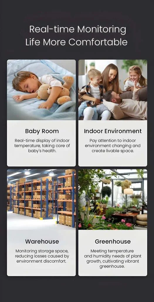 Xiaomi JM-G3002 Digital Thermometer Clock for Home Holooz Online Store