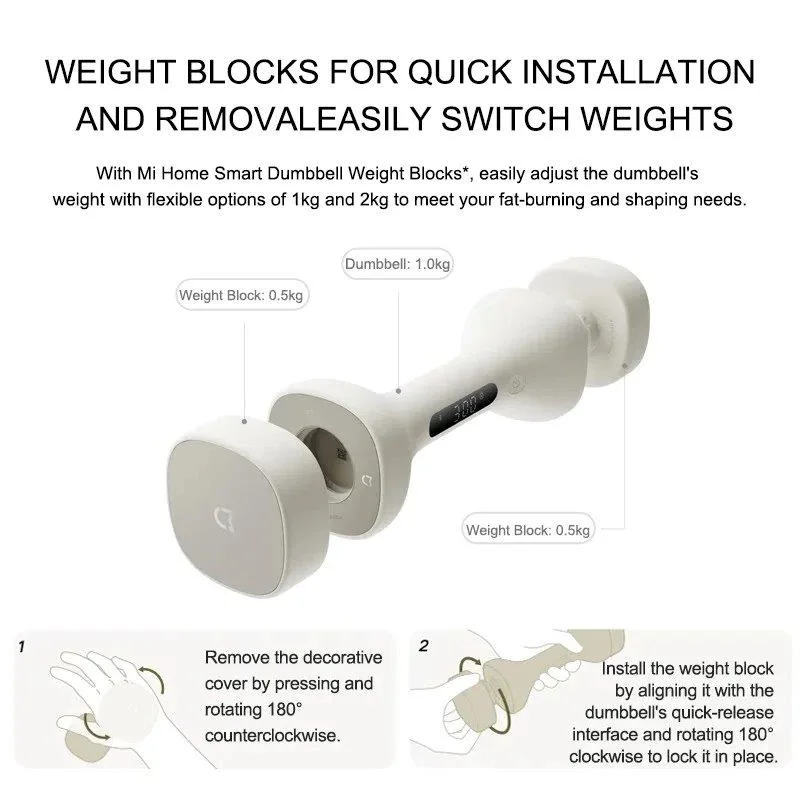 Xiaomi Mijia smart dumbbells home gym gear Bangladesh