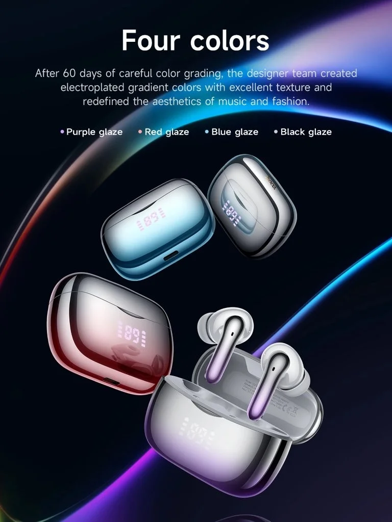 Hoco EQ16 ANC ENC wireless earbuds available at Holooz Bangladesh