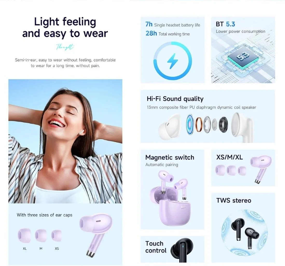 Hoco EQ2 earbuds price in Bangladesh at Holooz store