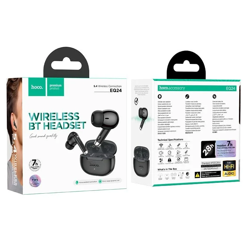 Hoco EQ24 Estrella Bluetooth 5.3 earbuds at low price Holooz Bangladesh