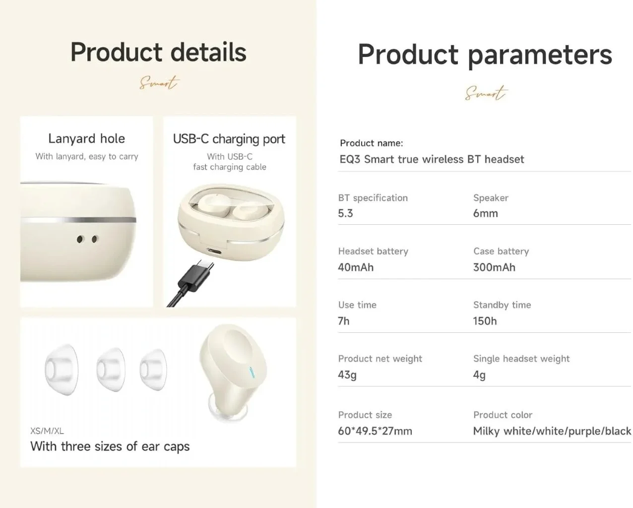 Affordable Hoco EQ3 TWS earbuds deal in Bangladesh Holooz