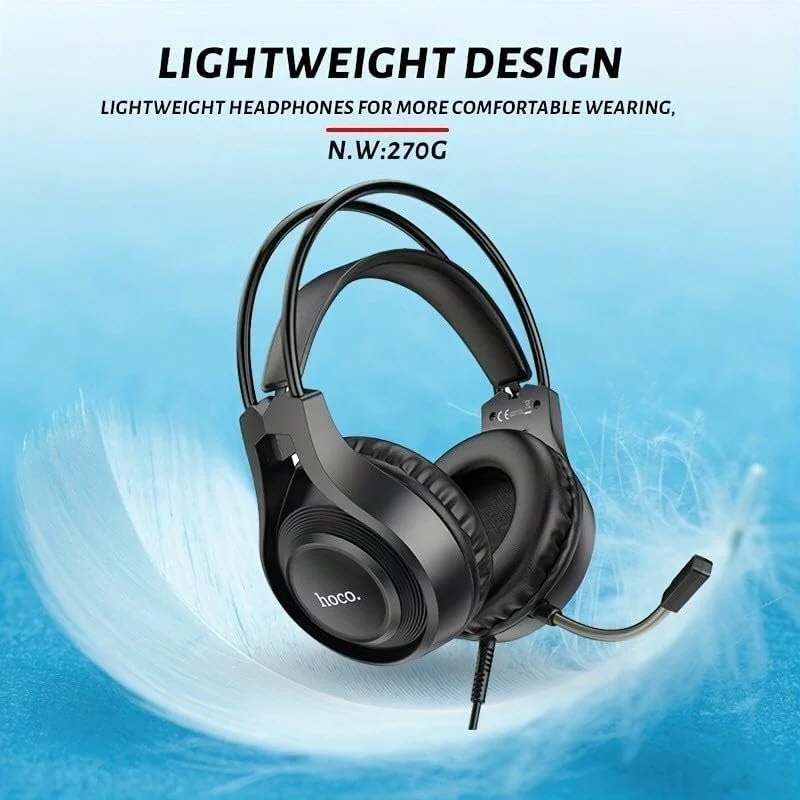 Holooz Hoco W106 Tiger Gaming Headphones sleek design image