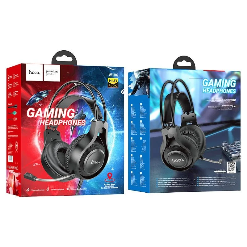 Affordable Hoco W106 Tiger Gaming Headphones Holooz Bangladesh