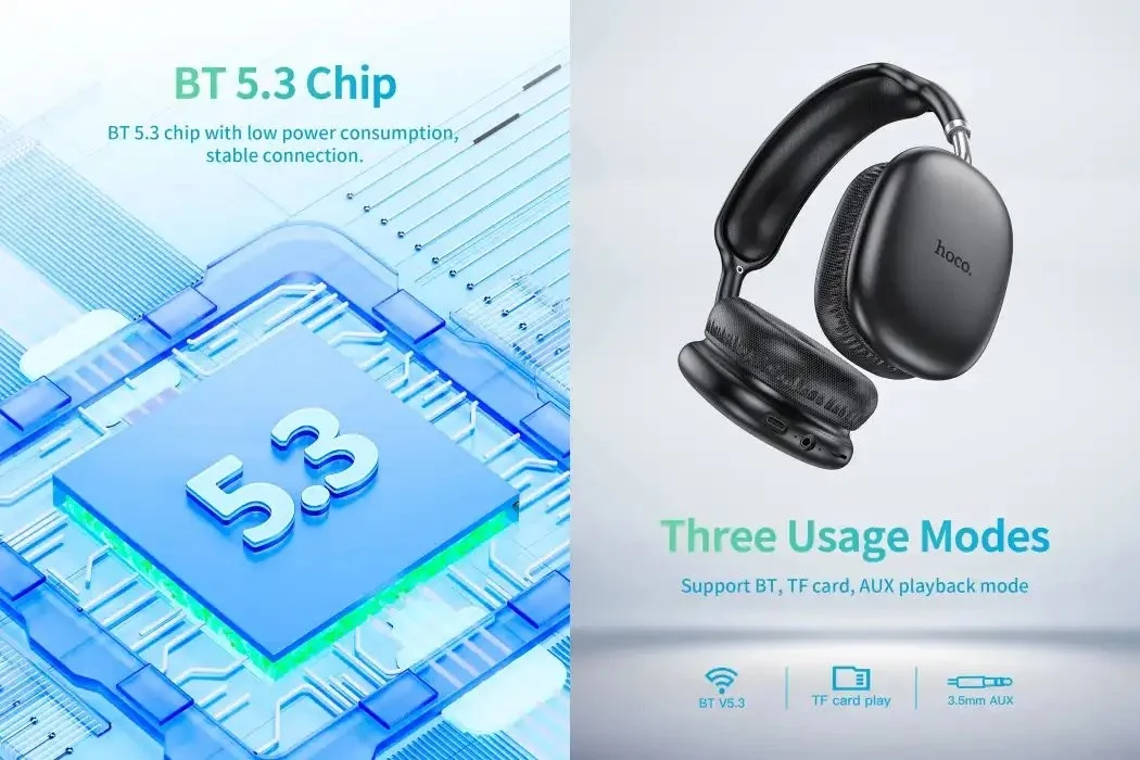 Buy Hoco W35 Air Wireless Headphone from Holooz Bangladesh