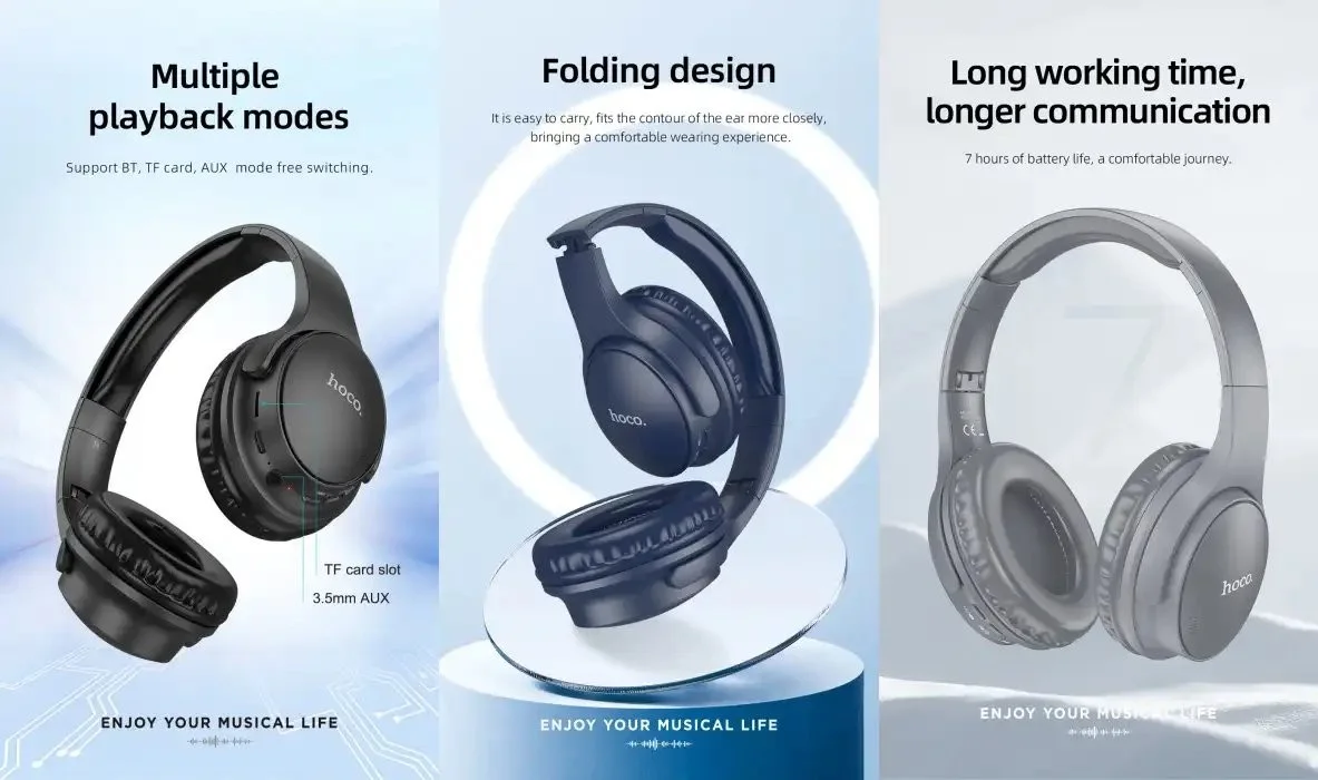 Affordable Hoco W40 stereo headphones online Holooz Bangladesh