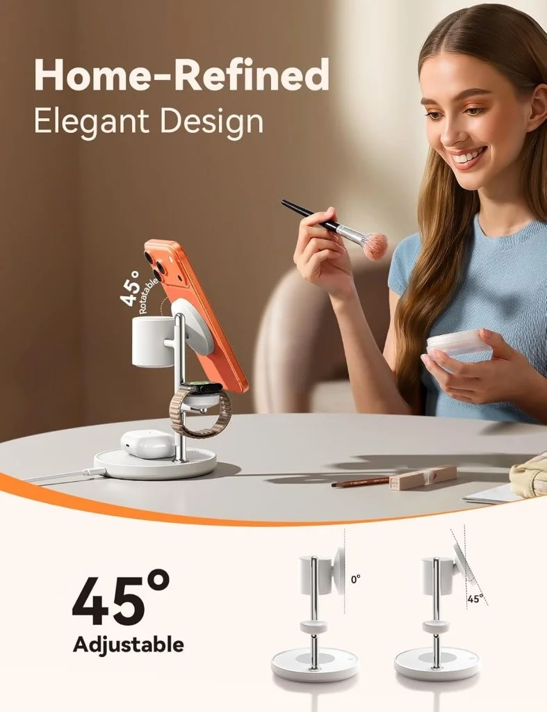 Purchase JOYROOM JR-W23 4-in-1 Wireless Charger Online Holooz