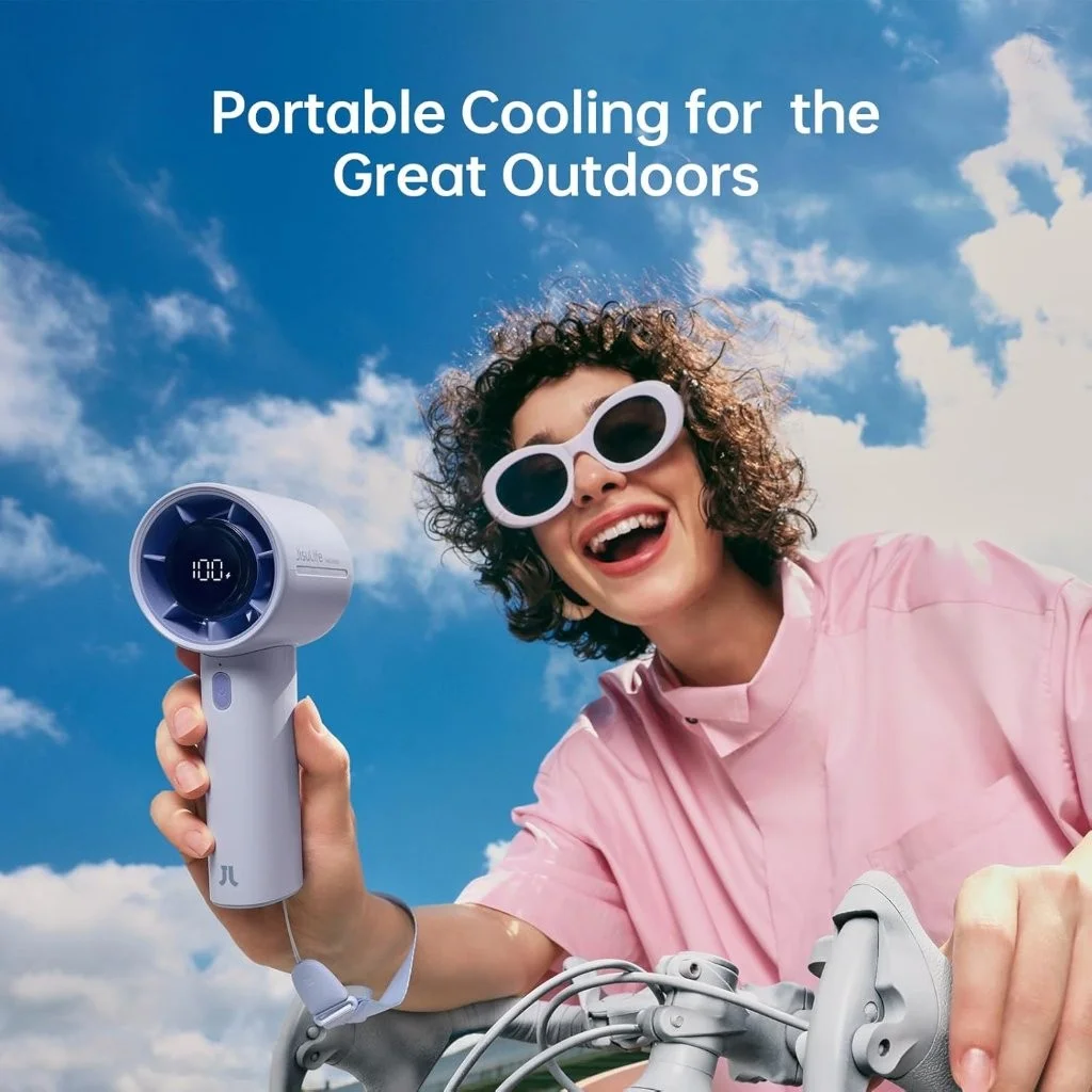 Rechargeable JisuLife Handheld Fan Life10S cooling fan Bangladesh