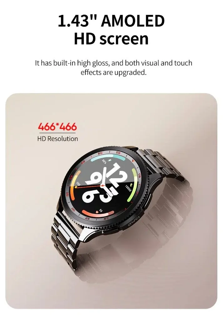 Awei H57 AMOLED Smart Watch front view Holooz Bangladesh