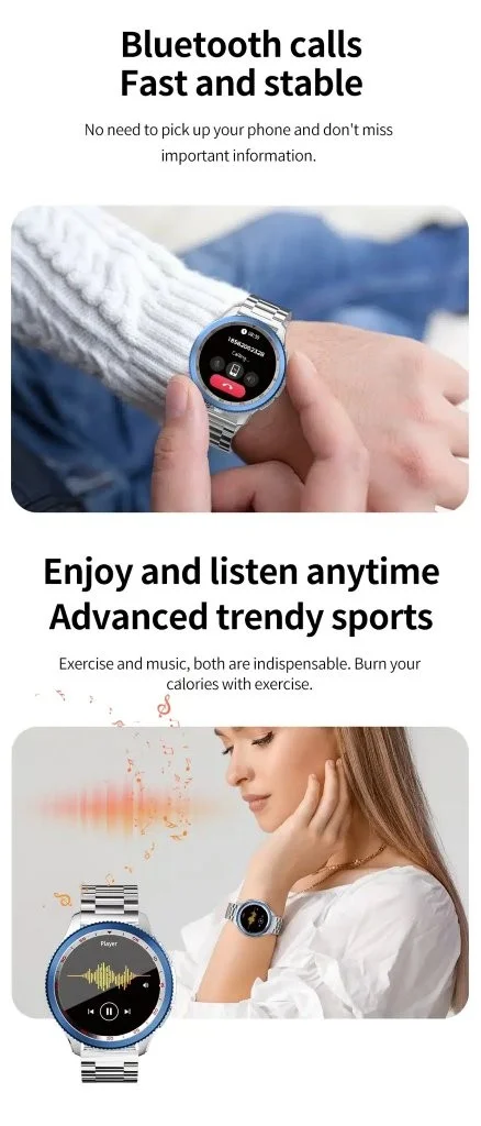 Stylish Awei H57 AMOLED smartwatch Holooz online shop