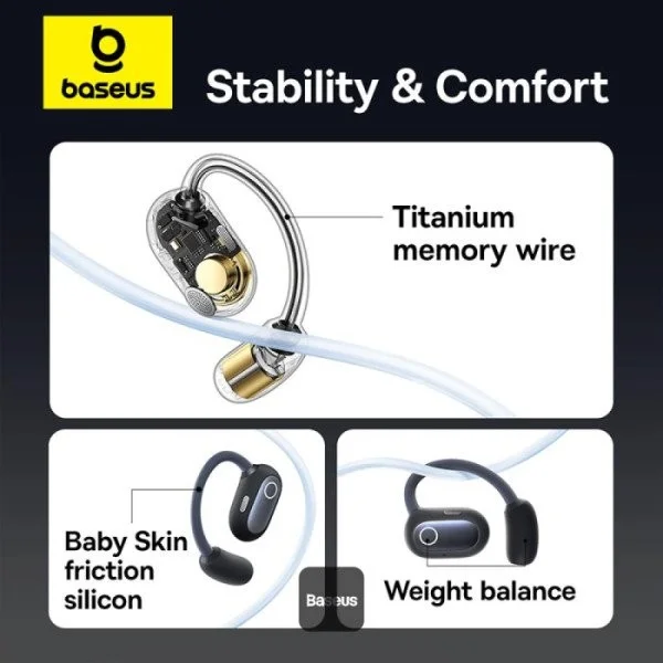 Buy Baseus Eli Sport 1 Open Ear Earbuds Bangladesh Holooz store