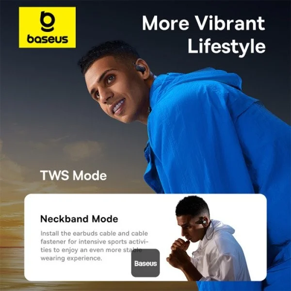 Baseus Eli Sport 1 Open Ear TWS Earbuds best price in Bangladesh Holooz