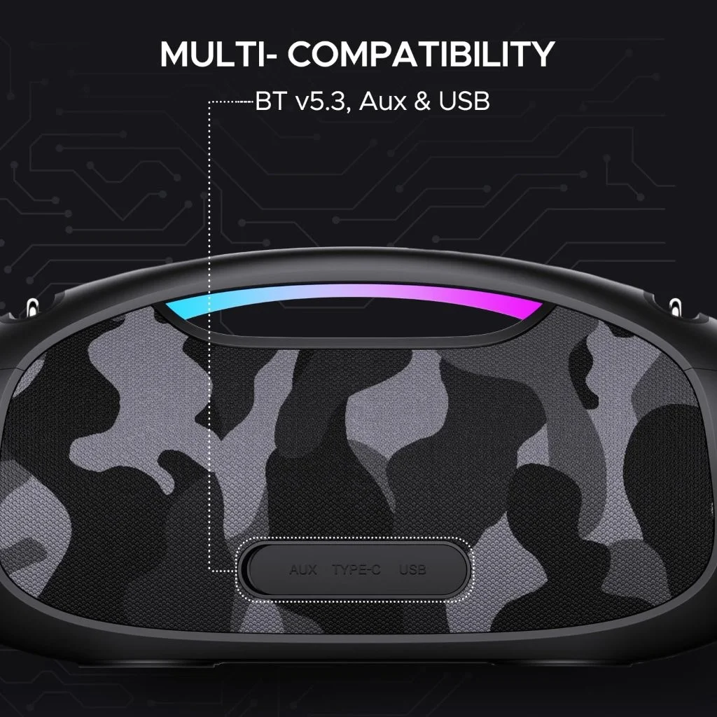 Boat Stone 1800 Bluetooth Speaker – Buy from Holooz Bangladesh