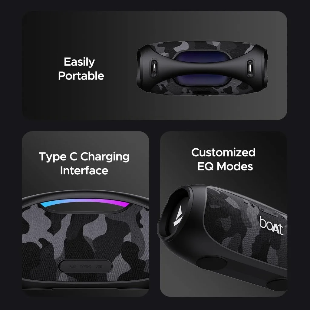 Boat Stone 1800 waterproof Bluetooth speaker price in Bangladesh Holooz