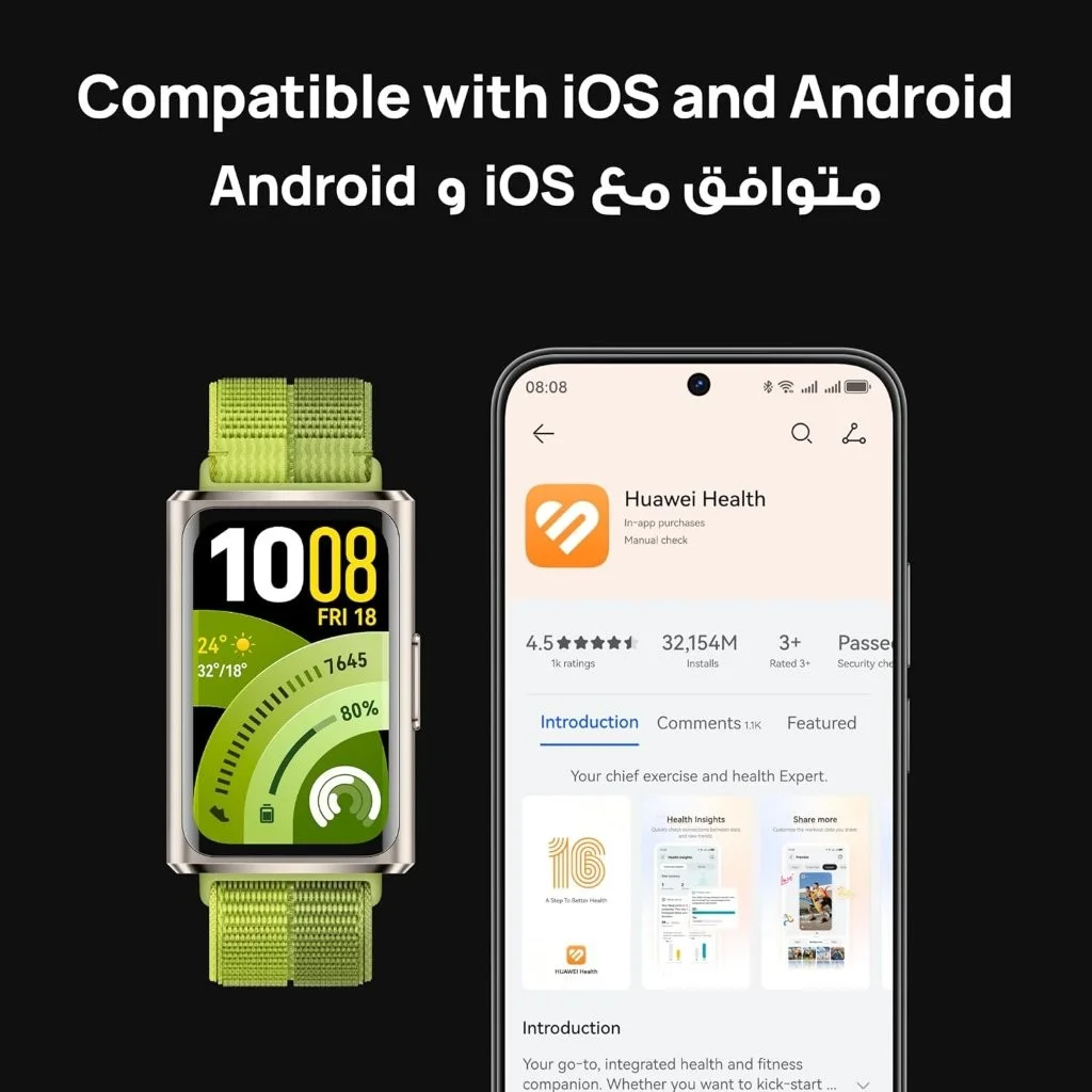 Holooz HUAWEI Band 11 PRO Waterproof Smart Watch BD