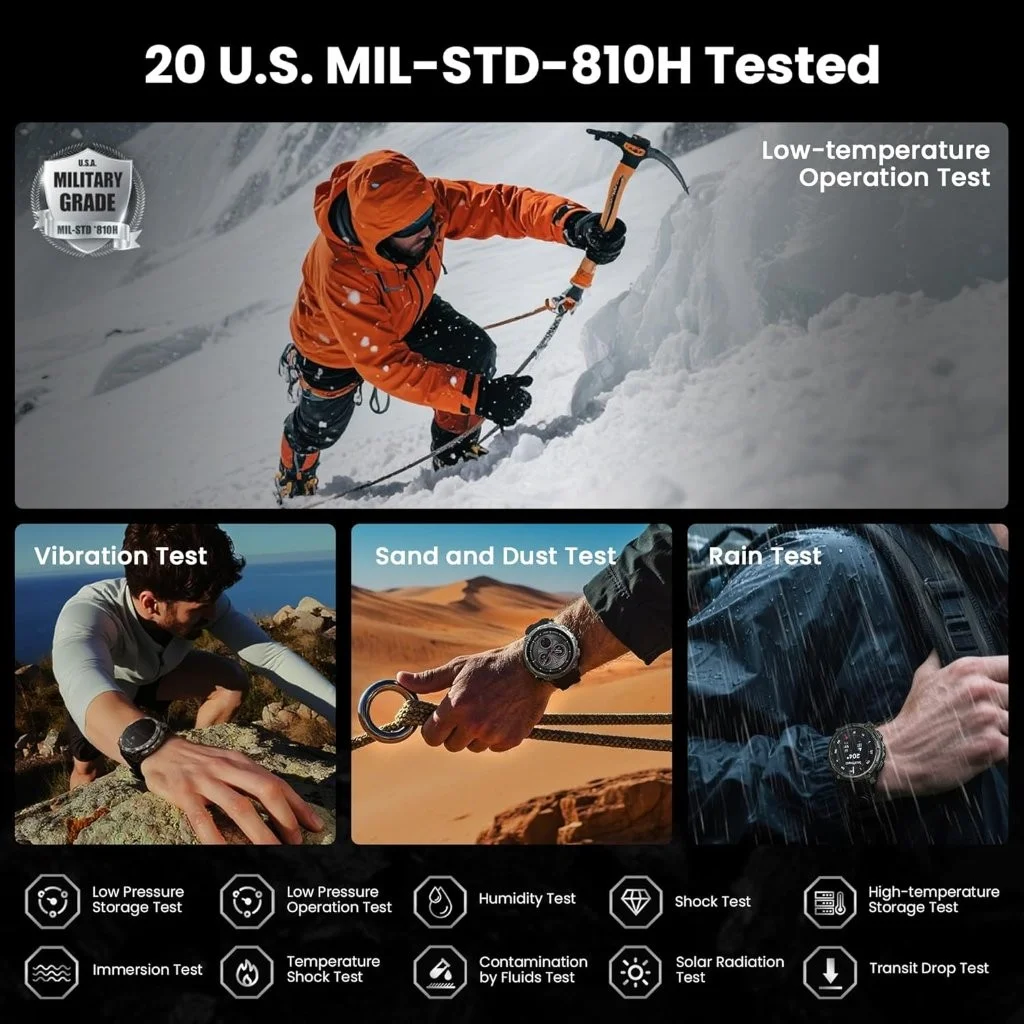 Buy KOSPET Tank T4 military grade smartwatch Holooz Bangladesh