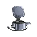USAMS CD257 Qi2 3-in-1 fast wireless charger low price BD