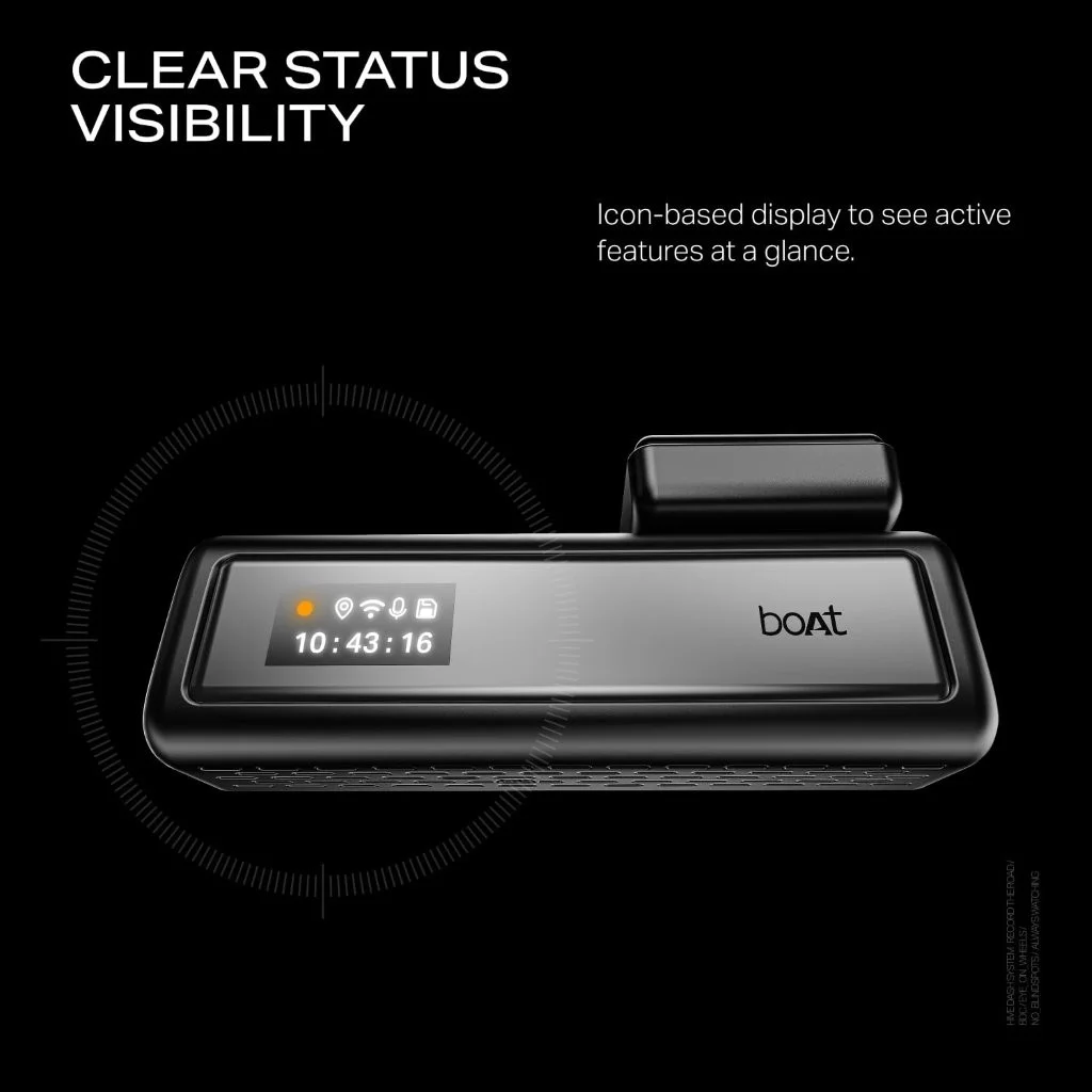 boAt HIVE Dashcam M1 