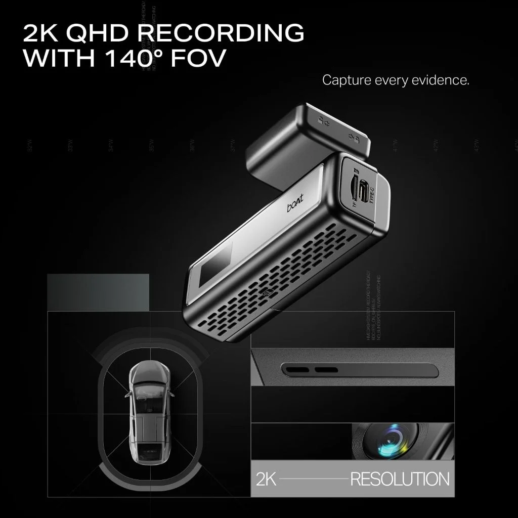 Buy boAt HIVE Dashcam M1 from Holooz Bangladesh best price