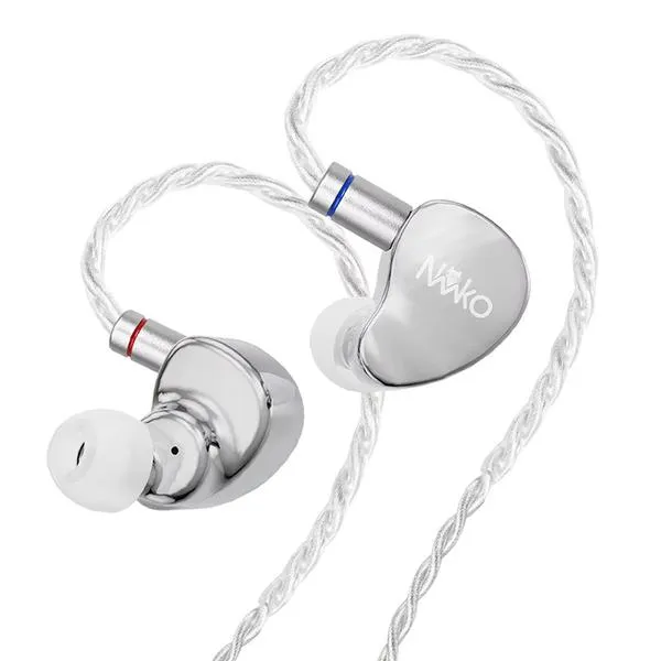 CVJ NEKO audiophile earphones with 364-core silver-plated braided cable