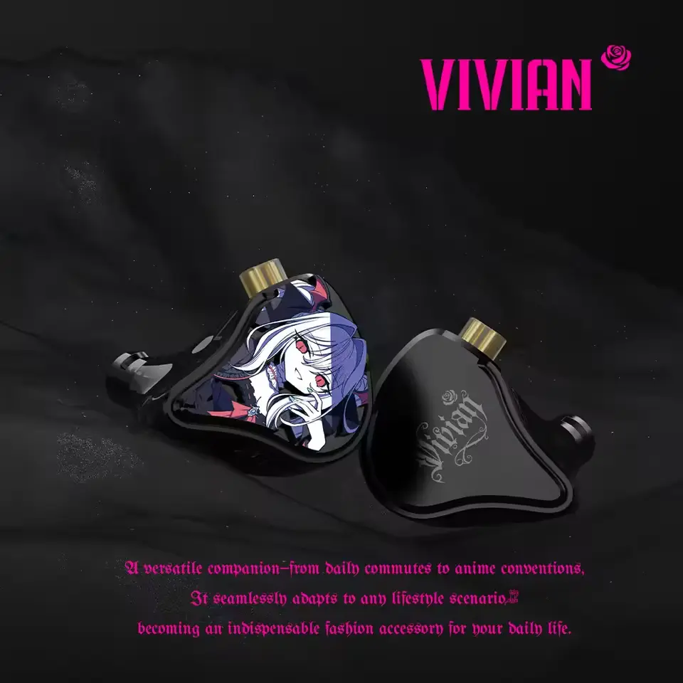 CVJ Vivian Anime Edition 10mm Dual Magnetic Driver IEM with Mic