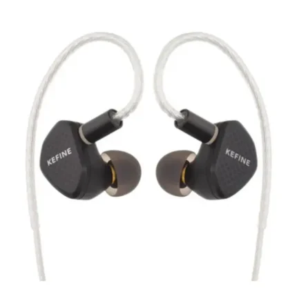 Kefine Klean HiFi in-ear monitor with premium metal housing and 108-core silver-plated copper cable