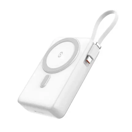 LDNIO PQ44 65W 20000mAh magnetic wireless power bank with built-in USB-C cable