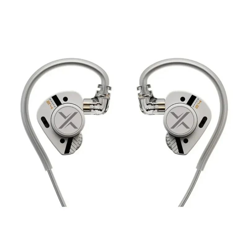 ooopusX Op.24 audiophile hybrid earphones with adjustable tuning dial and 3.5mm detachable cable