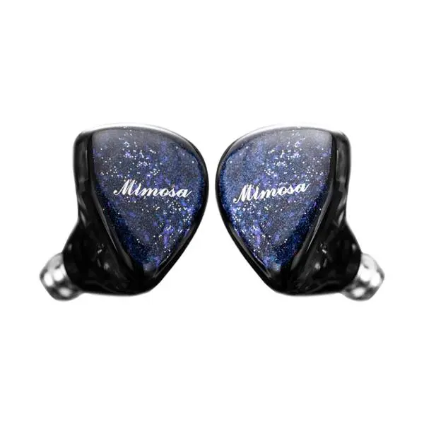 QoA Mimosa high-fidelity in-ear monitor with interchangeable 3.5mm and 4.4mm plugs