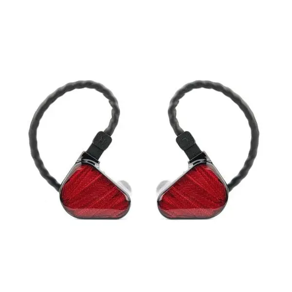 TRUTHEAR x Crinacle ZERO RED audiophile IEM with medical-grade resin shell and 2-pin cable