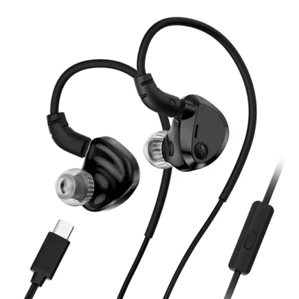 Twistura Delta 10mm Dynamic Driver Hi-Fi IEM earphones with detachable 2-pin cable and HD microphone