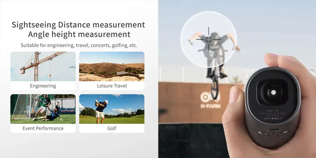 Xiaomi DUKA TR1 Laser Distance Meter 800m 1200m Rangefinder
